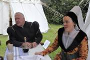 Jean de Cr�vecoeur et sa dame Nathalie.