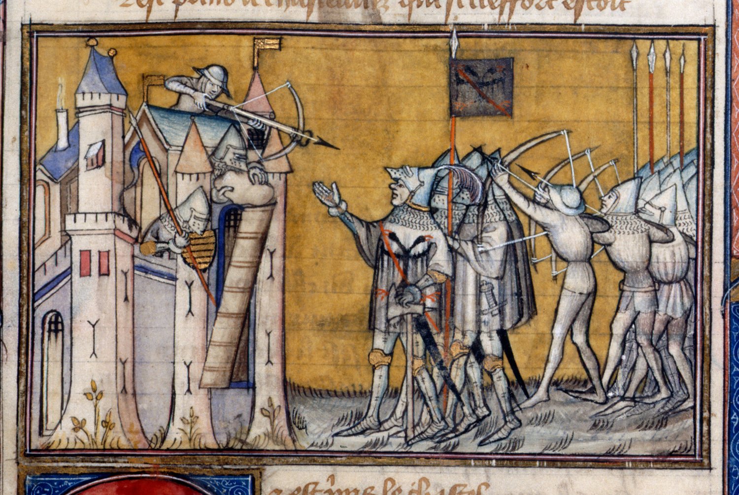 Le siège de Pestien par Bertrand du Guesclin